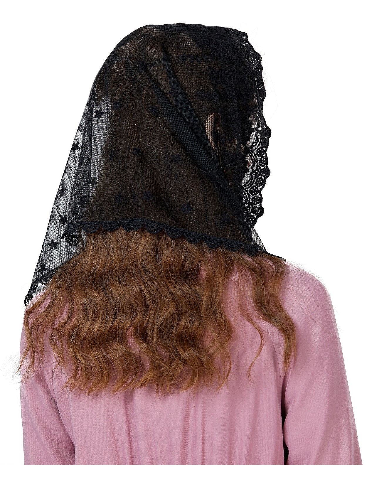 Elegant Catholic Chapel Veil for Church, Wedding & Latin Mass
