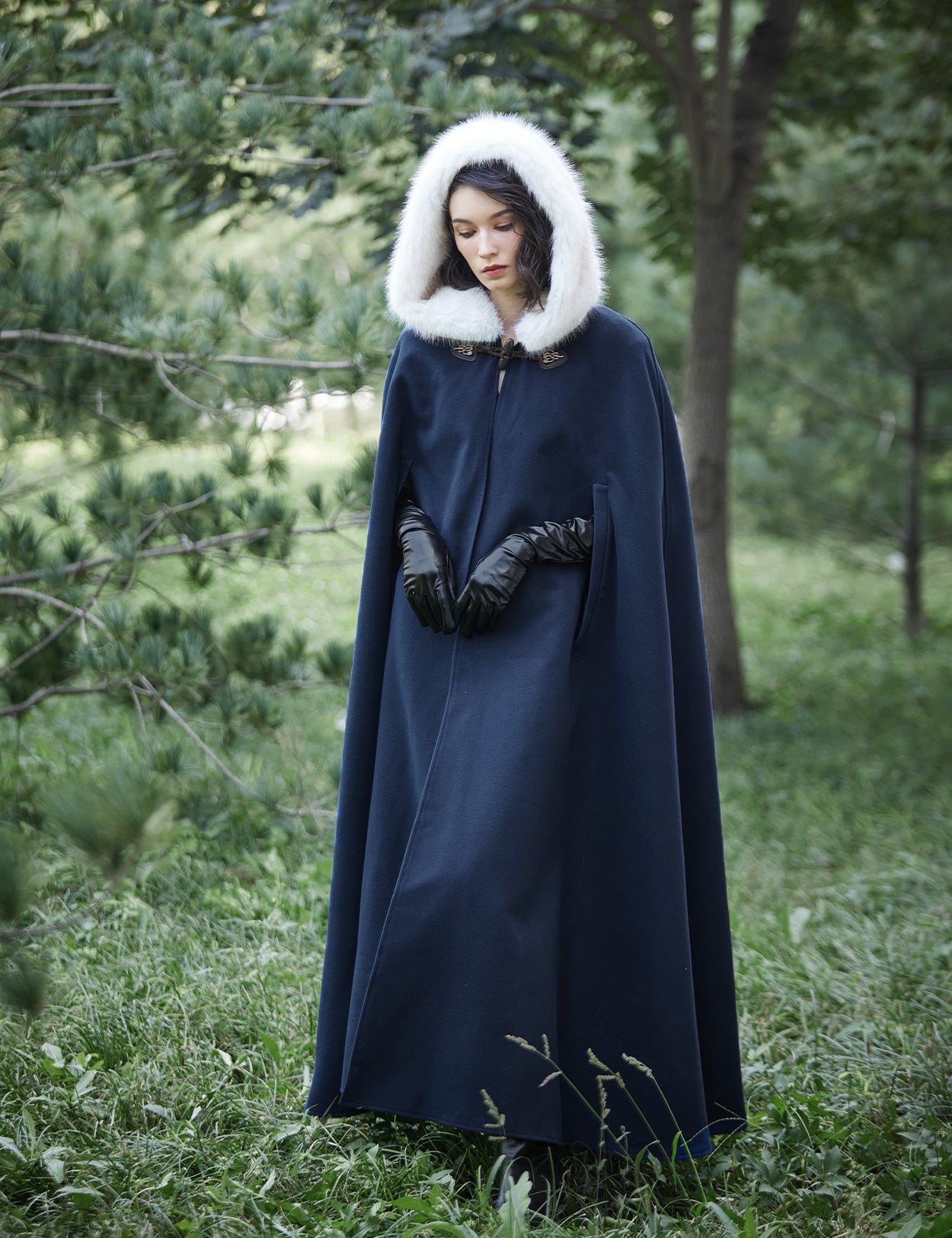 Cape à capuche médiévale pour Castlecore et cosplay gothique