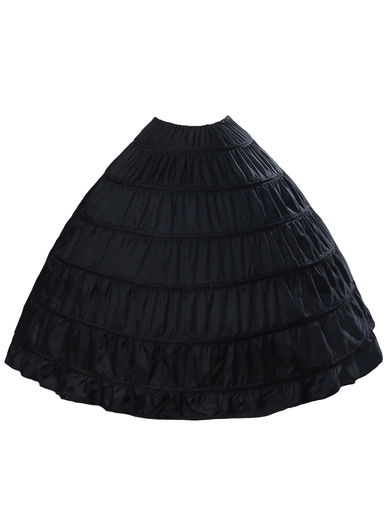 6-Hoop A-Line Crinoline for Floor-Length Wedding Dresses