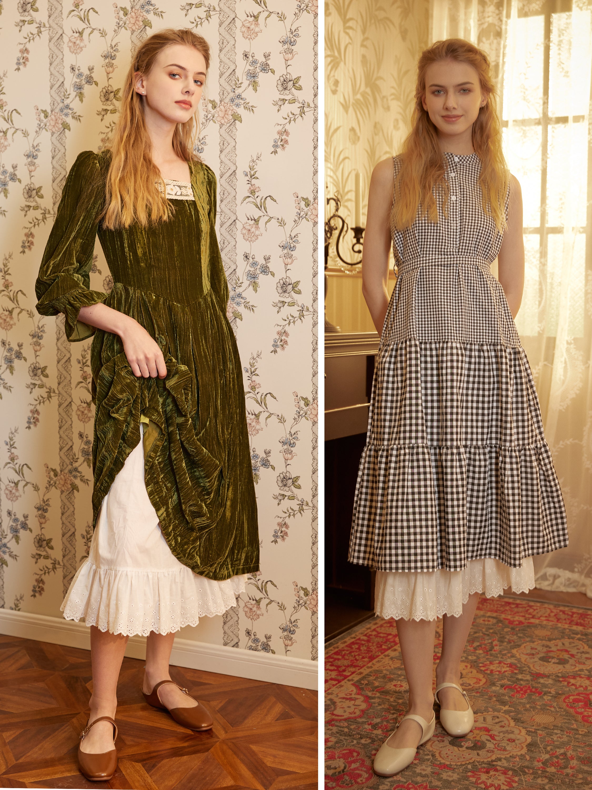 Vintage Lace Half Slip - Cotton Underskirt & Skirt Extender