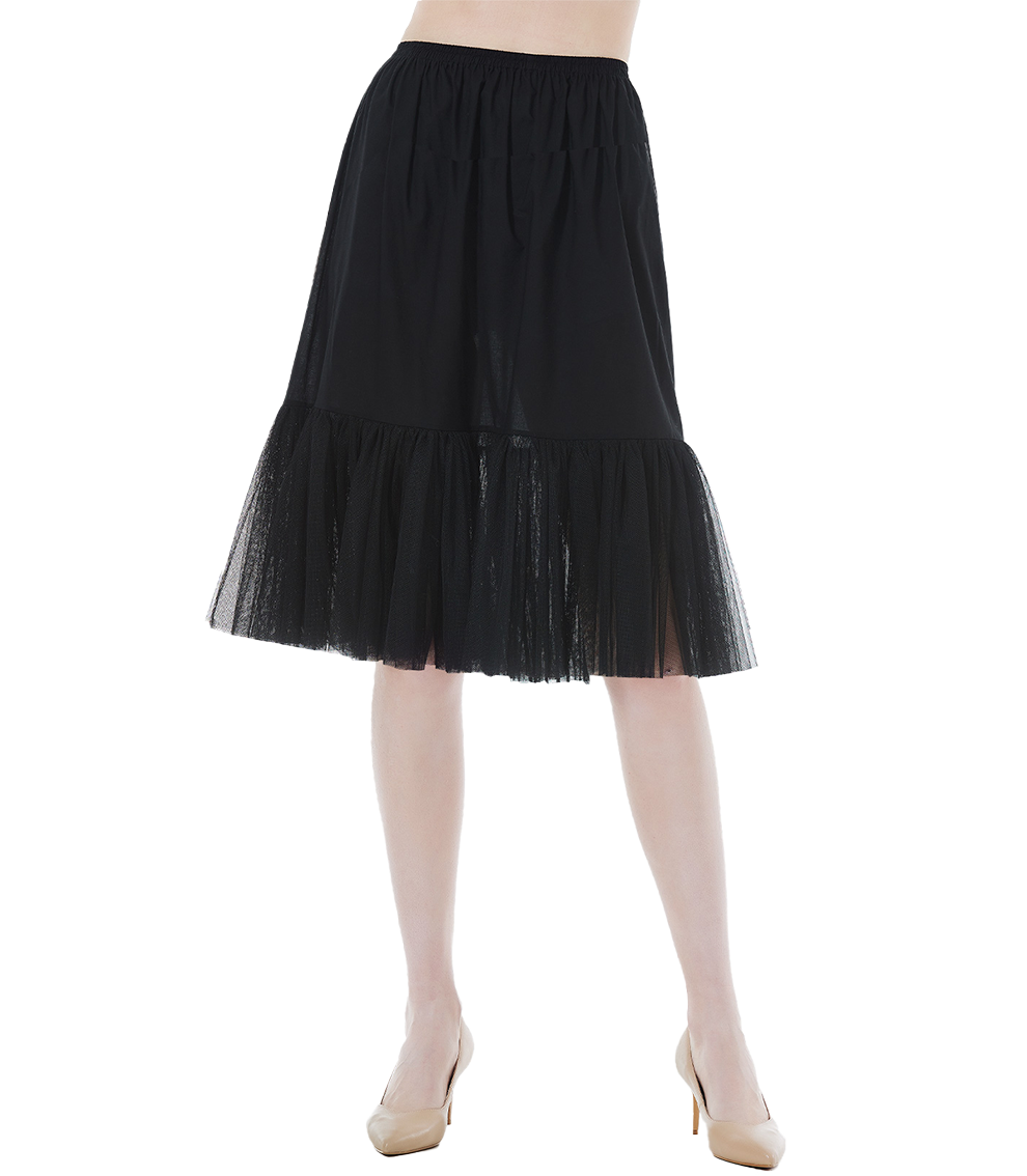 Jupe trapèze médiévale en coton pour femme