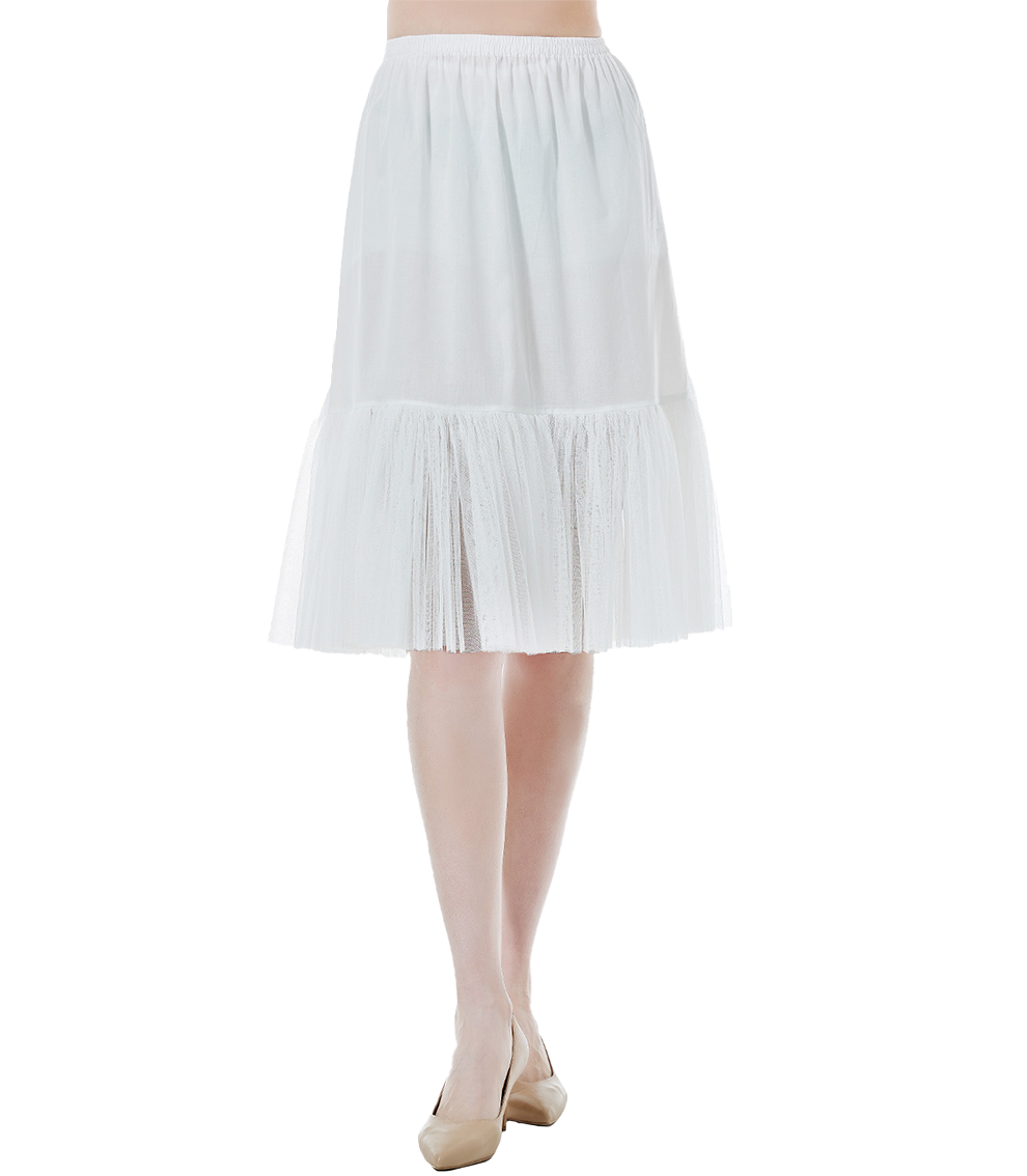 Jupe trapèze médiévale en coton pour femme