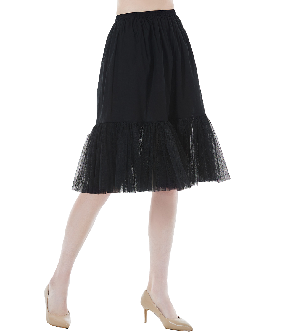 Jupe trapèze médiévale en coton pour femme