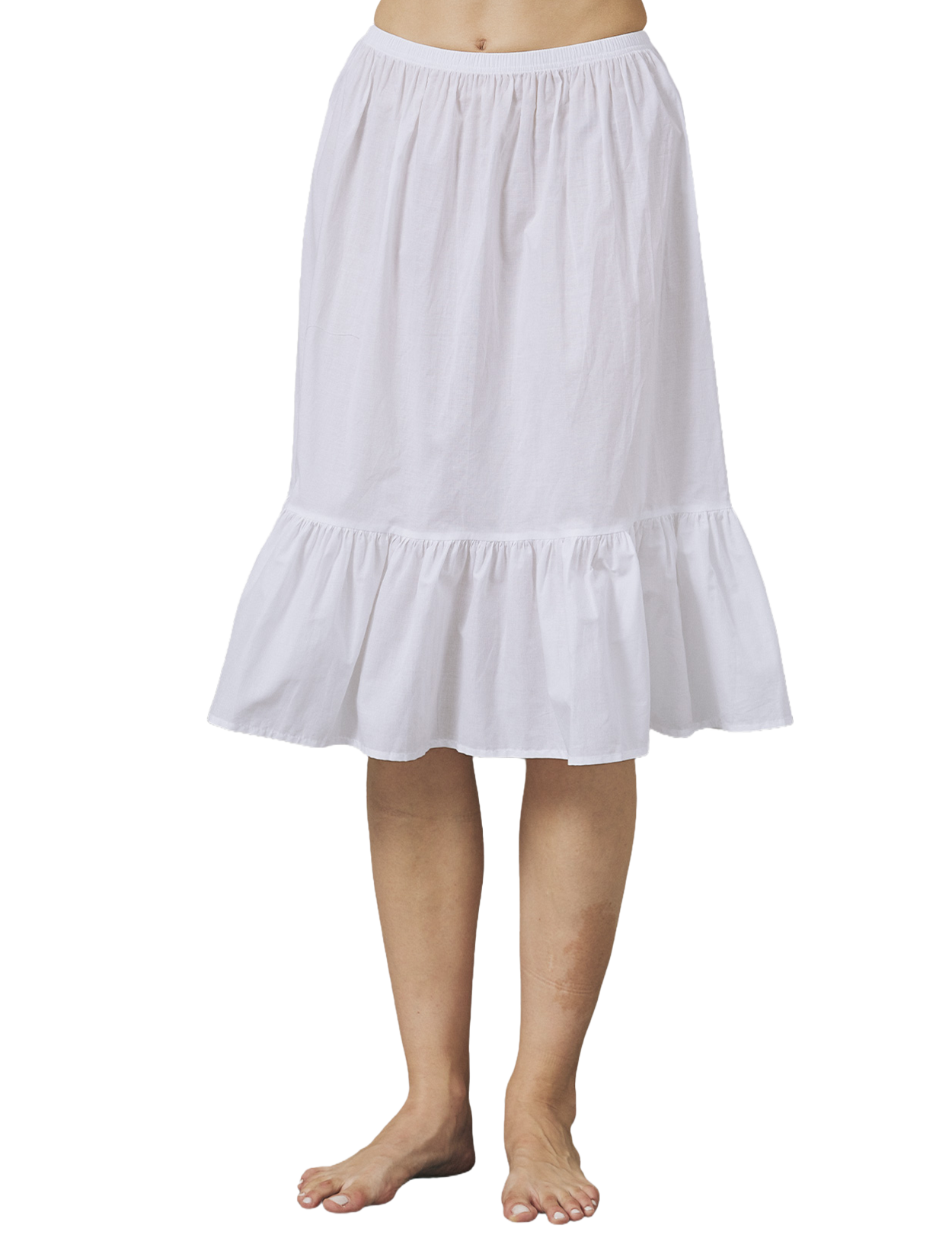 Jupon demi-jupe en coton vintage - Jupon pour robes, confortable et respirant