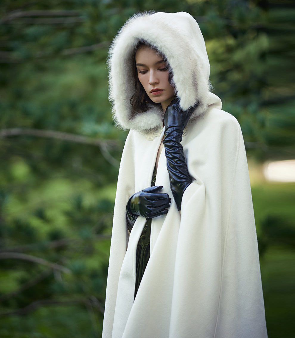 Cape à capuche médiévale pour Castlecore et cosplay gothique