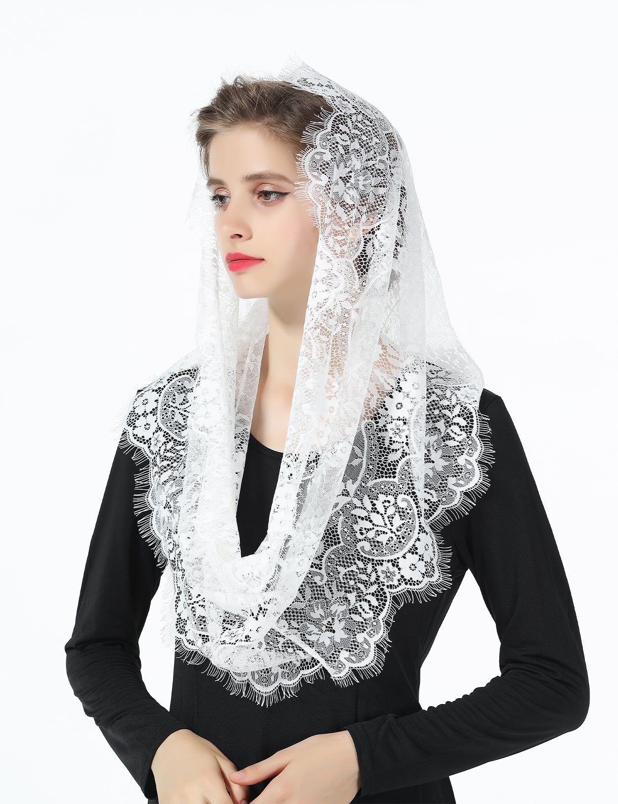 Easter Chapel Veil & Latin Mass Mantilla Head Covering