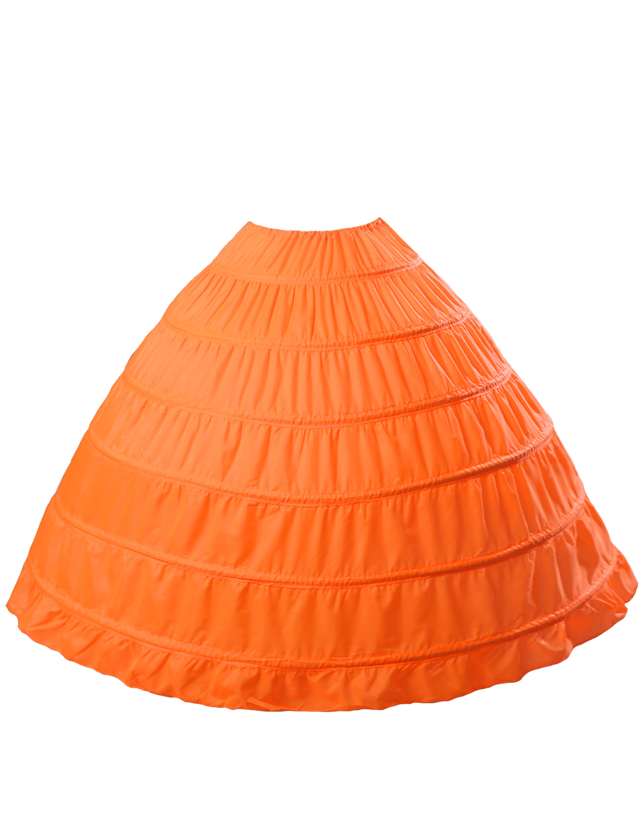 6-Hoop A-Line Crinoline for Floor-Length Wedding Dresses