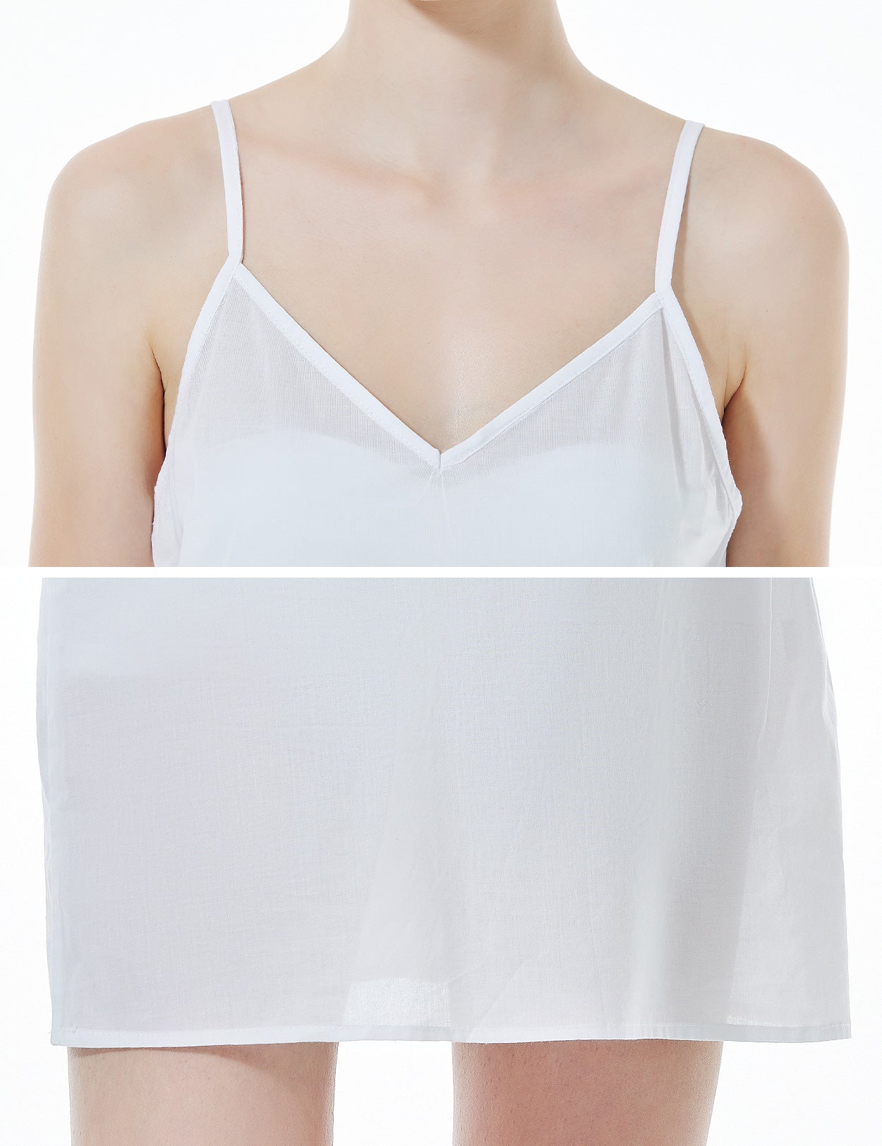 Vestido de Algodão para Mulher com Alças Reguláveis