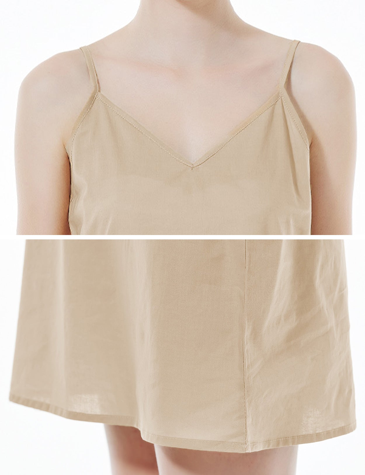 Vestido de Algodão para Mulher com Alças Reguláveis