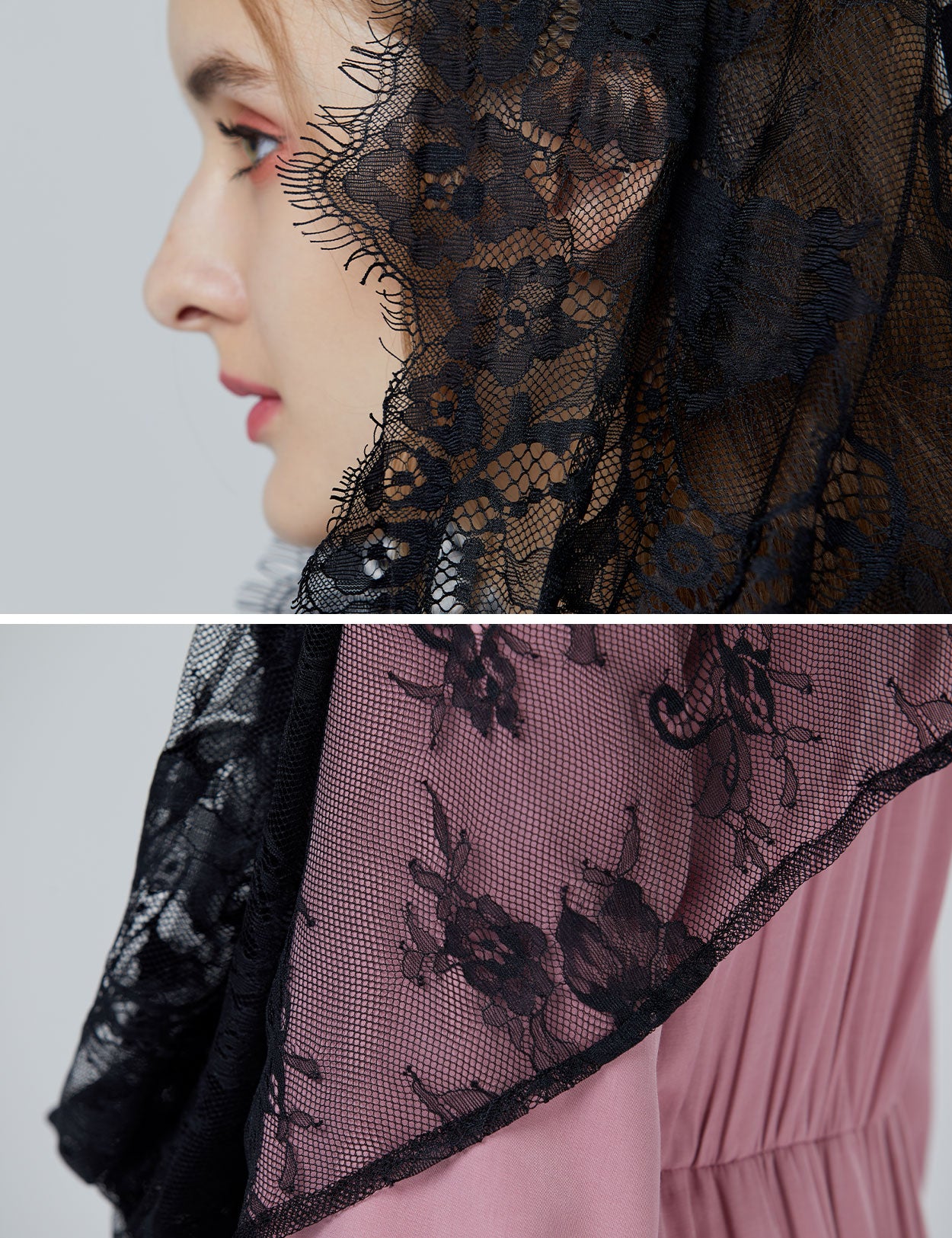 Elegant Mantilla Veil for Church Wedding & Latin Mass Ceremonies