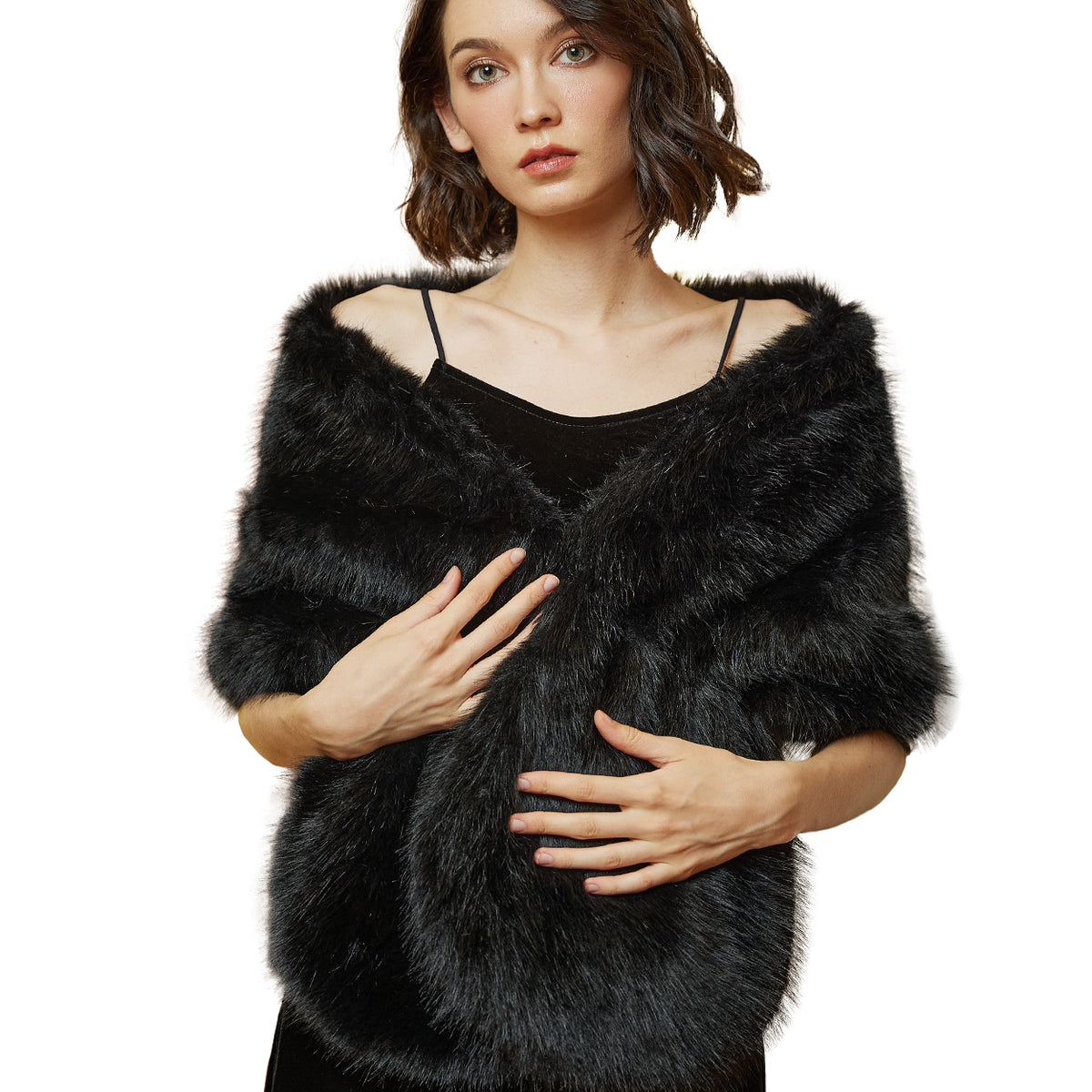 fur wrap for evening dress Bridal Fur Wrap main image 0