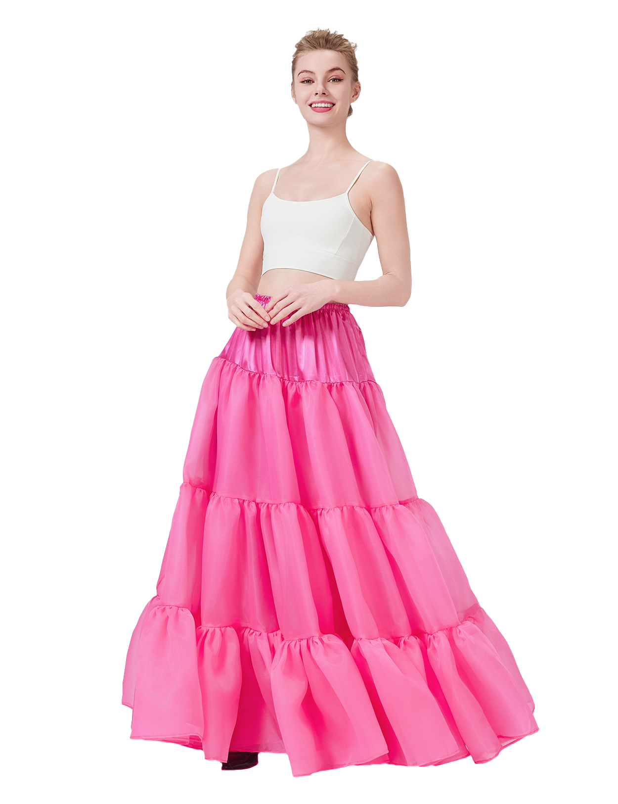 A-Linien-Reifrock ohne Reifrock für Damen unter Kleidern