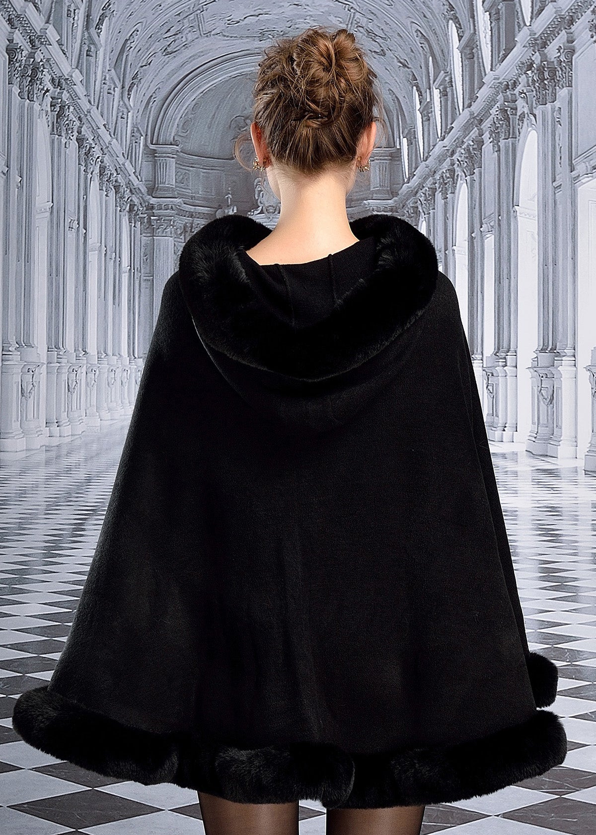 Faux-Fur-Shawl-Wedding-Shawl-Autumn/Winter-Woman-Coat-Outer-Hooded