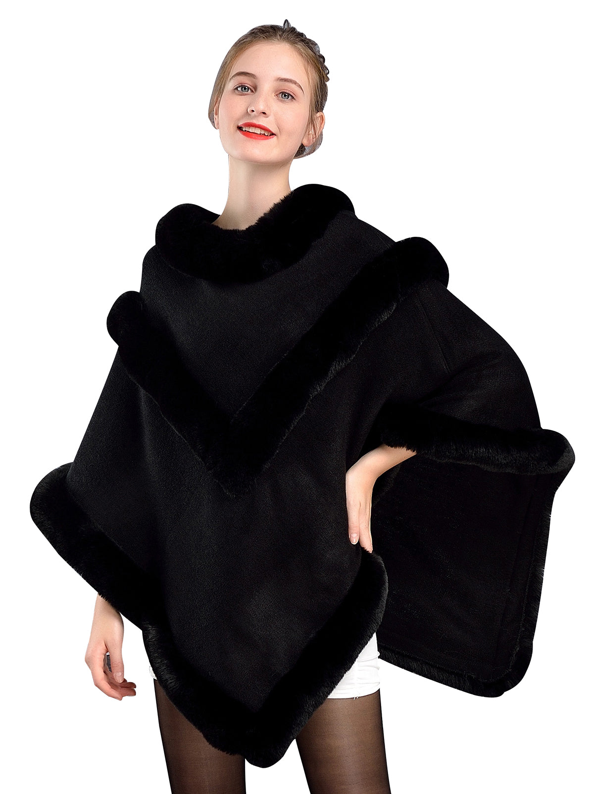 Faux-fur-shawl-stole-scarf-wrap-shrug-large-size-winter-fall-daily-formal-girls-ladies-wedding